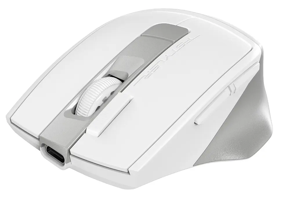 Миша A4Tech Fstyler FB45CS Air Wireless Silver White (FB45CS Air Silver White) - фото 2