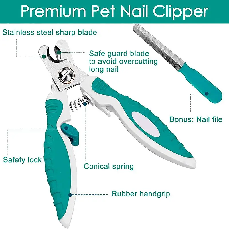Набір для догляду за кігтями собак Pets Nail Clipper Set - фото 4
