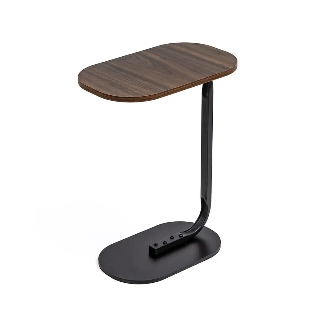 Столик приставний овальний SW-00003367 45x28x59 см Walnut Wood