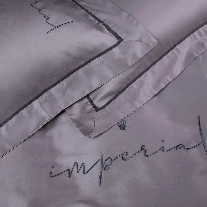 Комплект постільної білизни MirSon Imperial Tencel №06 Gray 2 x 160 x 220 см (2200010755282) - фото 4