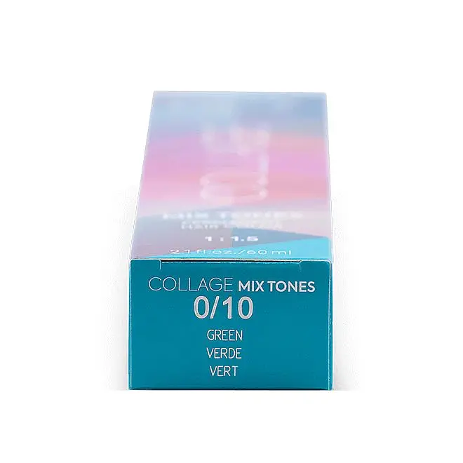 Коригувальна крем-фарба для волосся Lakme Collage Mix Tones відтінок 0/10 зелений 60 мл - фото 6
