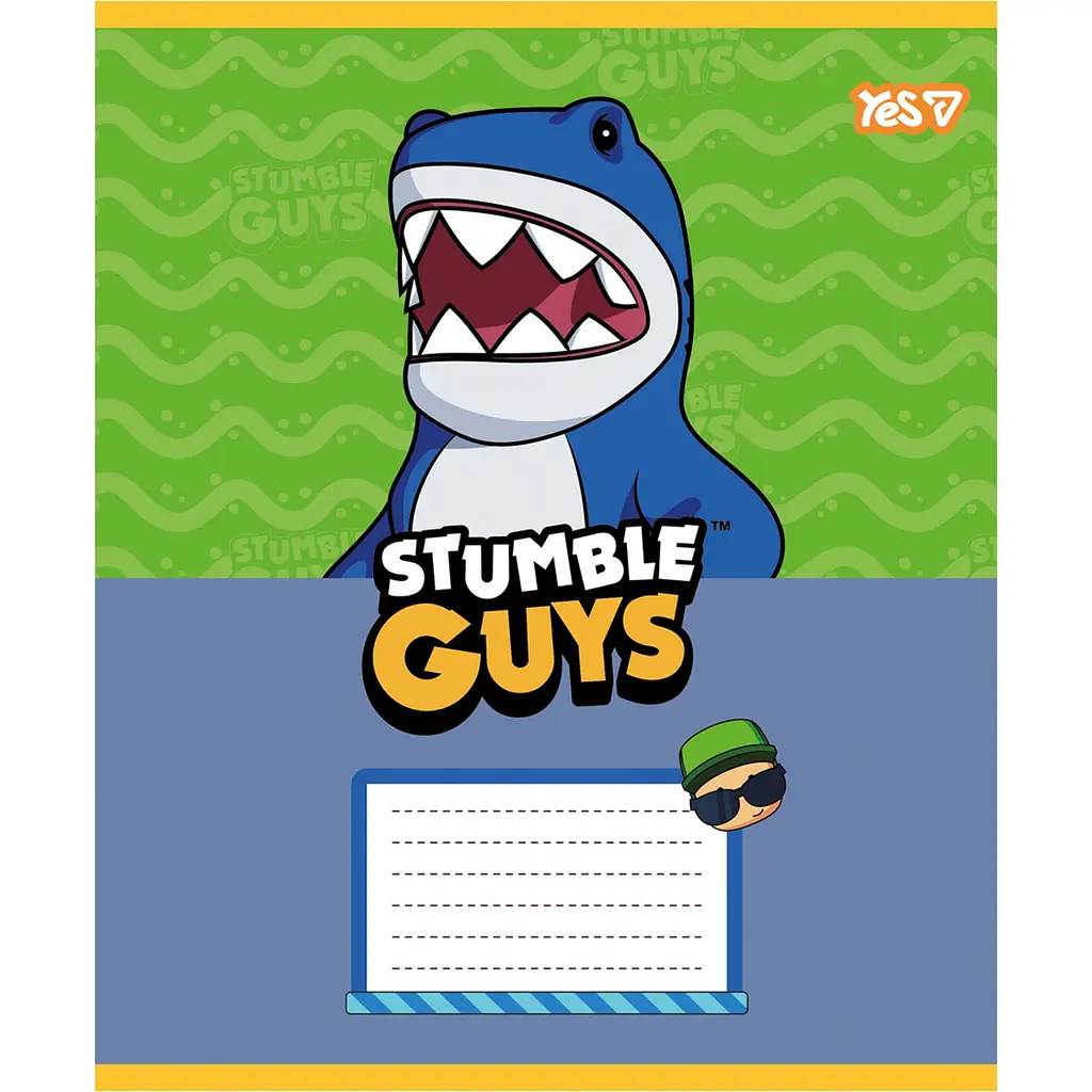 Набір зошитів Yes Stumble Guys 12 аркушів у лінію 25 шт. (768729) - фото 4