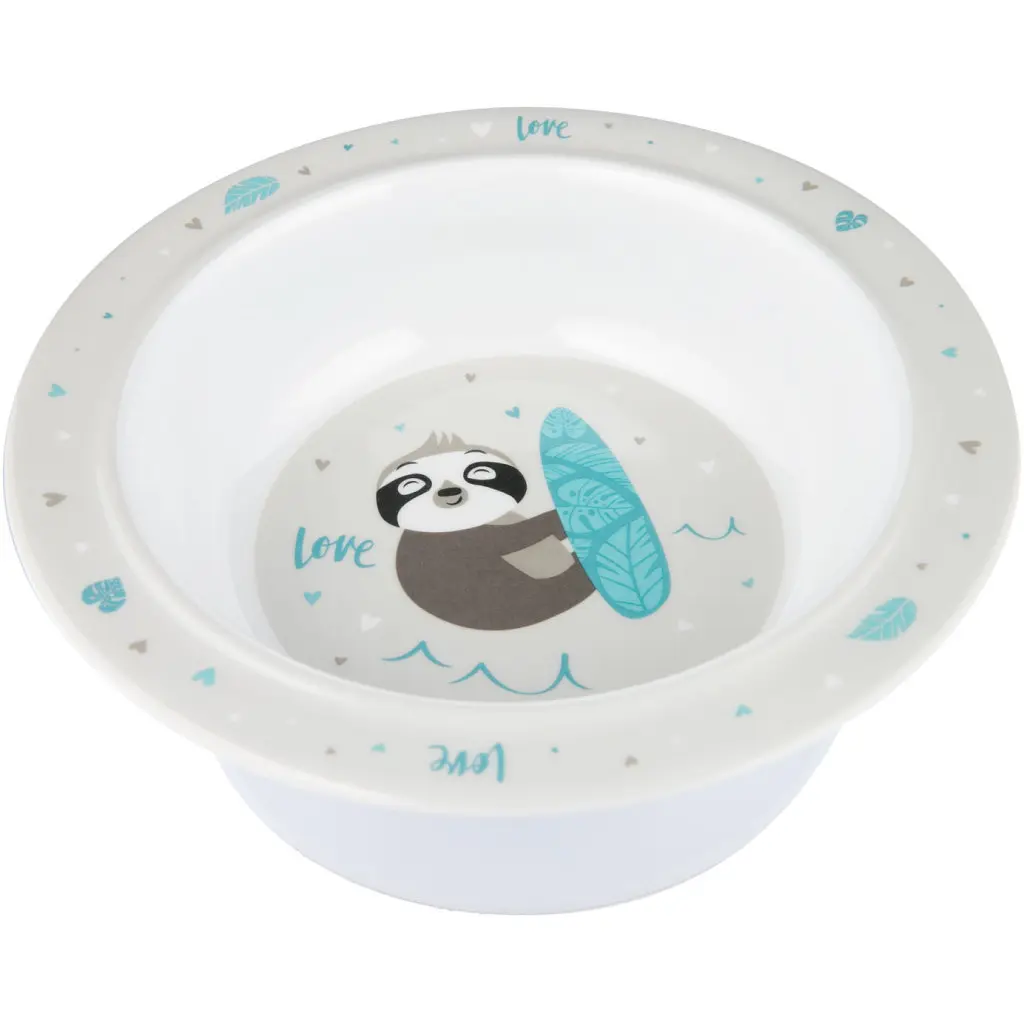 Тарілка дитяча Canpol babies Exotic Animals на присосці 270 мл сіра (4/519_grey)