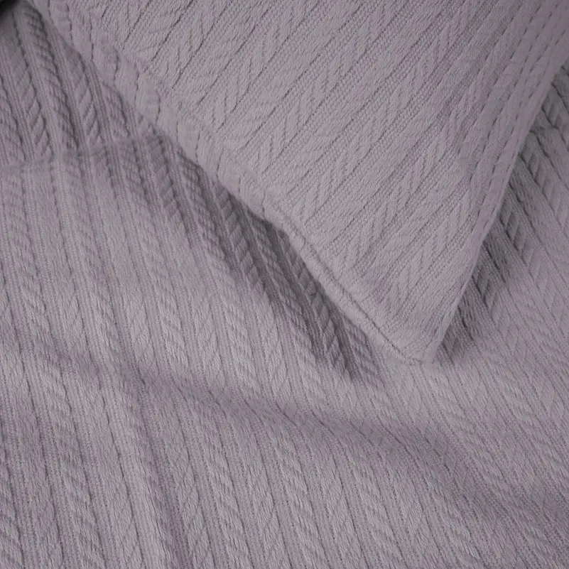 Покривало MirSon Піке Arrowline Gray 240х240 см сіре (2200011048161) - фото 3