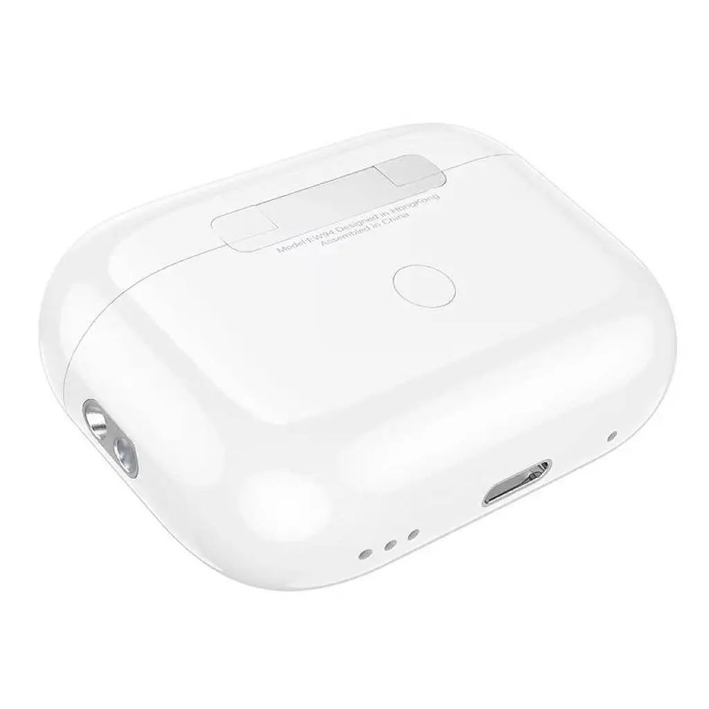 Навушники Bluetooth HOCO EW94, TWS Bluetooth 5.1, з мікрофоном, вакуумні, White, Кейс - фото 5