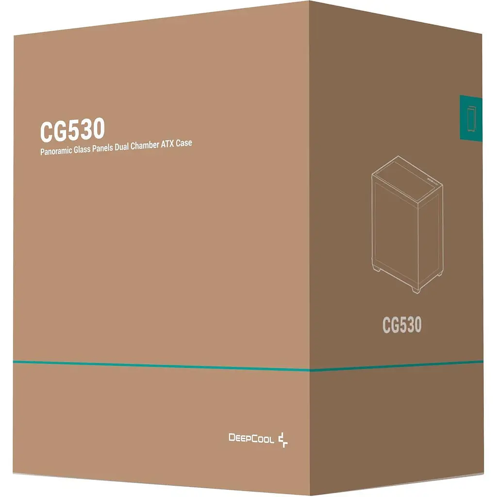 Корпус Deepcool CG530 Tempered Glass без БП Black (R-CG530-BKNDA0-G-1) - фото 13