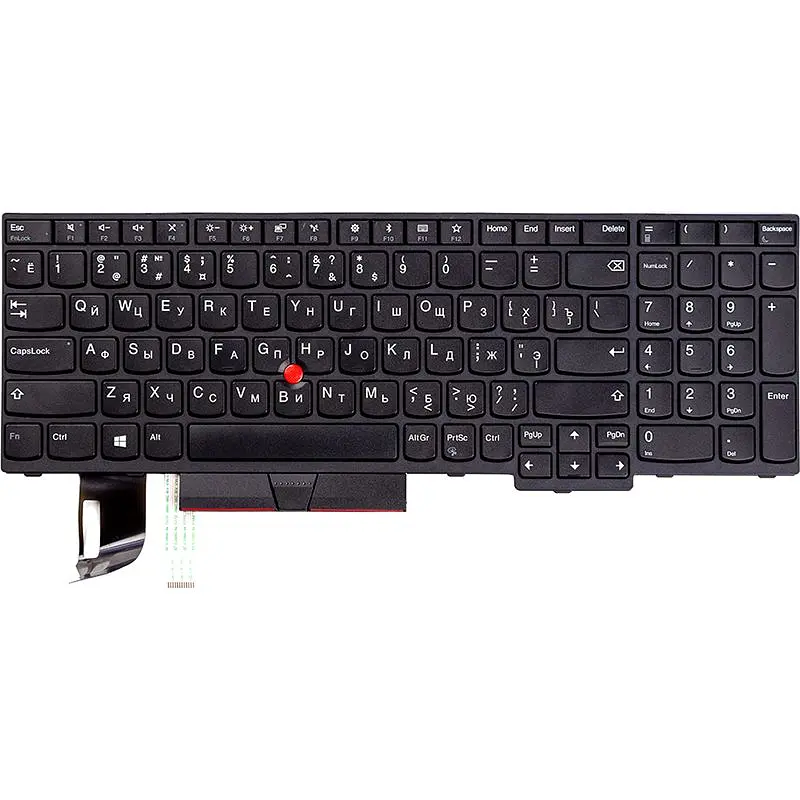 Клавiатура для ноутбука LENOVO Thinkpad E580 чорний (KB312788)