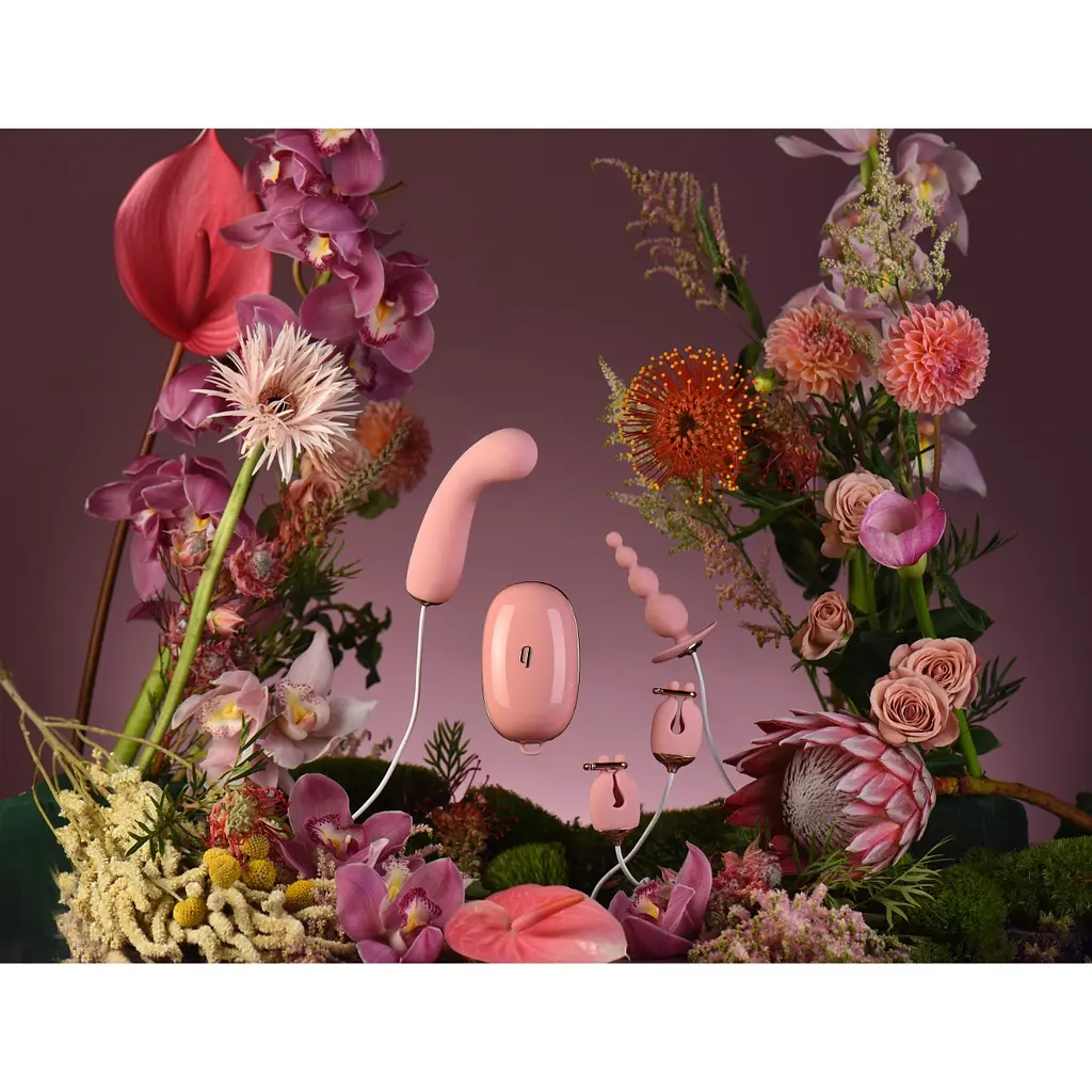 Набір секс-іграшок Qingnan Quartet Set 4 шт. рожевий - фото 15