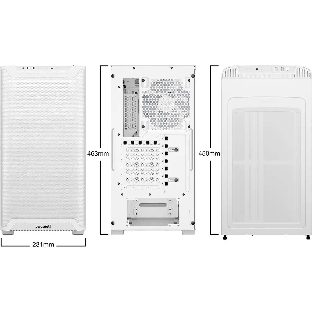 Корпус Be quiet! PURE BASE 501 LX White (BGW79) - фото 5