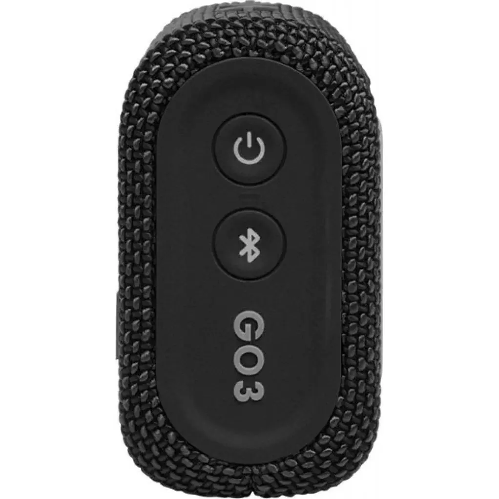 Портативна акустична система JBL Go 3 чорний - фото 2