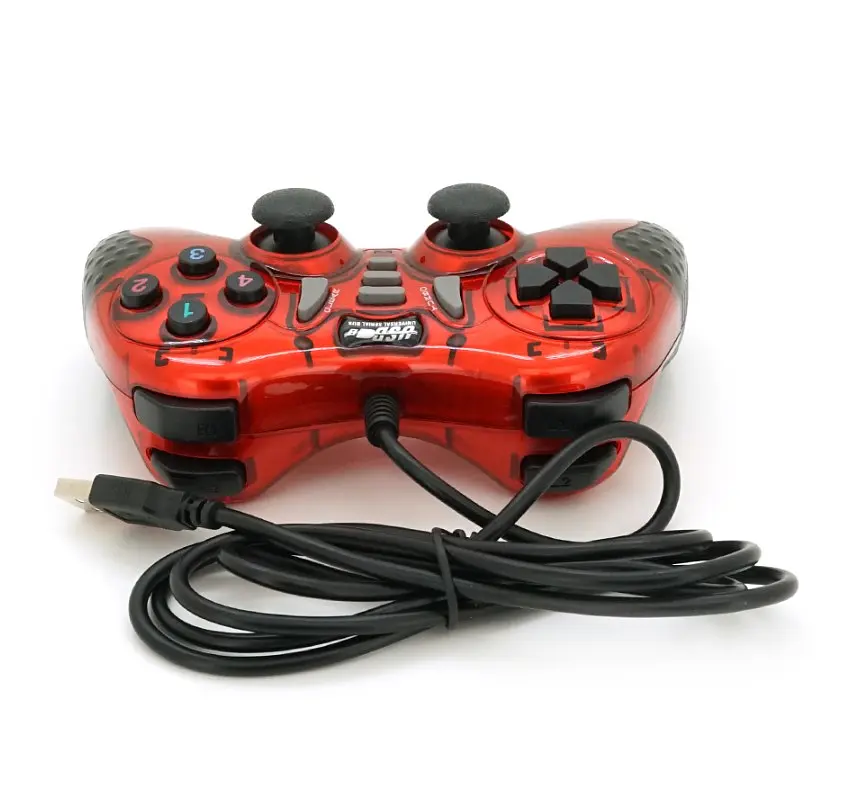 Геймпад джойстик Microkingdom 8700 DoubleShock USB Red - фото 3