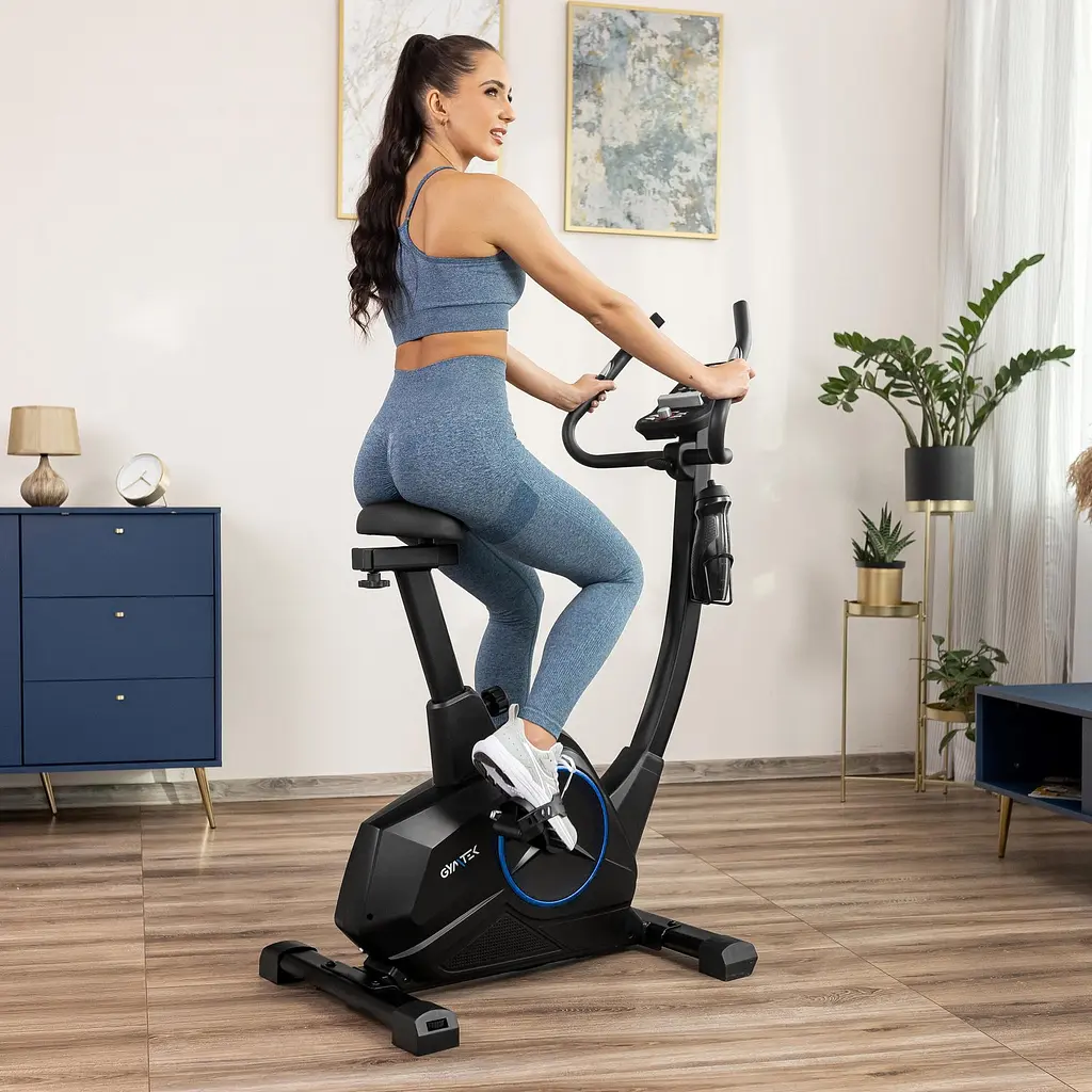 Велотренажер Gymtek XB4000 iConsole+ електромагнітний синій - фото 2
