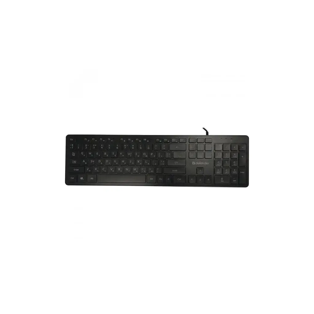 Клавіатура Defender Balance LQ LED USB UA Black (450790)