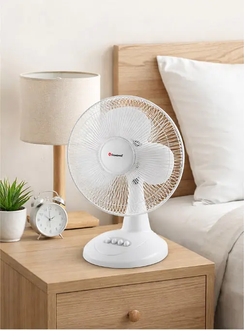 Вентилятор настільний DOMOTEC MS-1626 White з автоповоротом 3 режими 40 Вт - фото 3