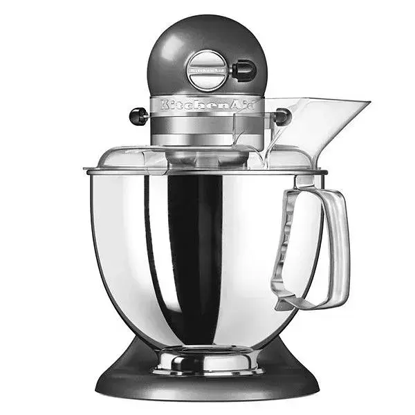 Кухонна машина KitchenAid Artisan 4,8 л 5KSM175PSEMS з відкидним блоком срібний медальйон - фото 2