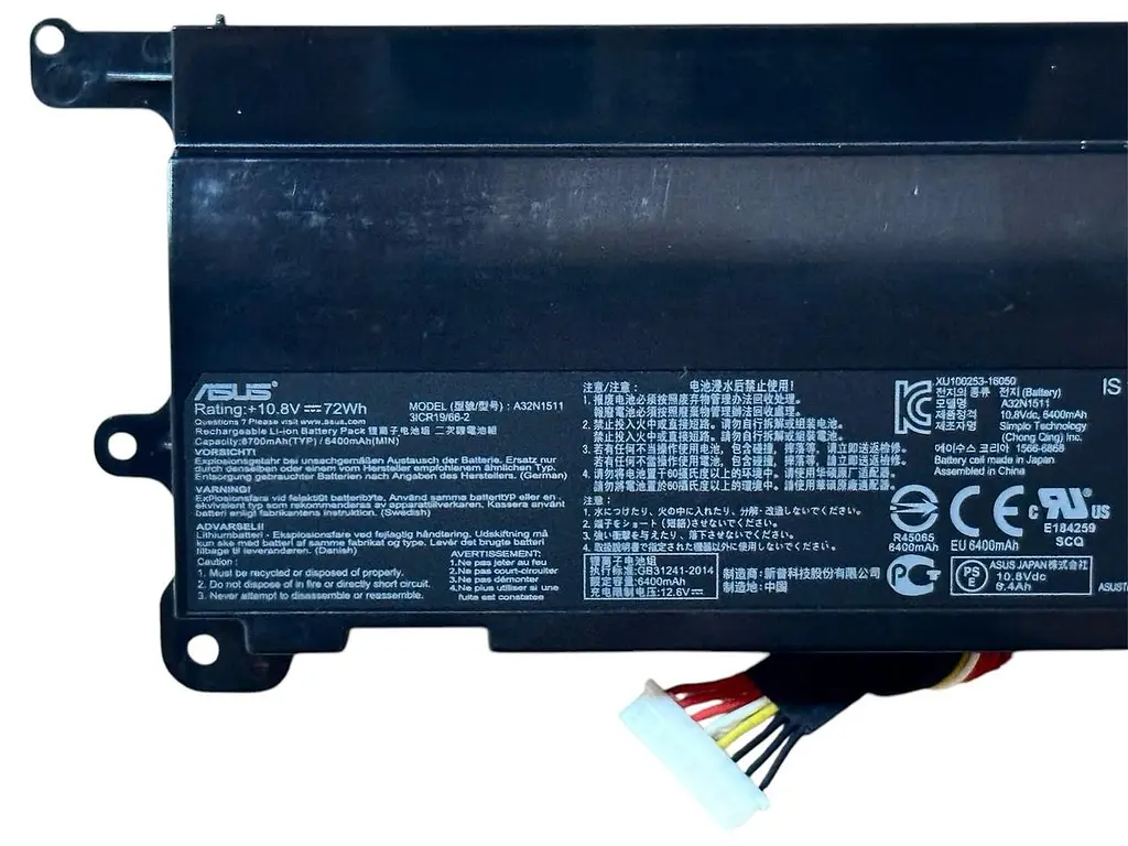 Акумулятор для ноутбука Asus ROG G752 G752VL G752VT G752VM GFX72V GFX72VT GFX72VL GFX72VS A32N1511 v.1 - фото 3