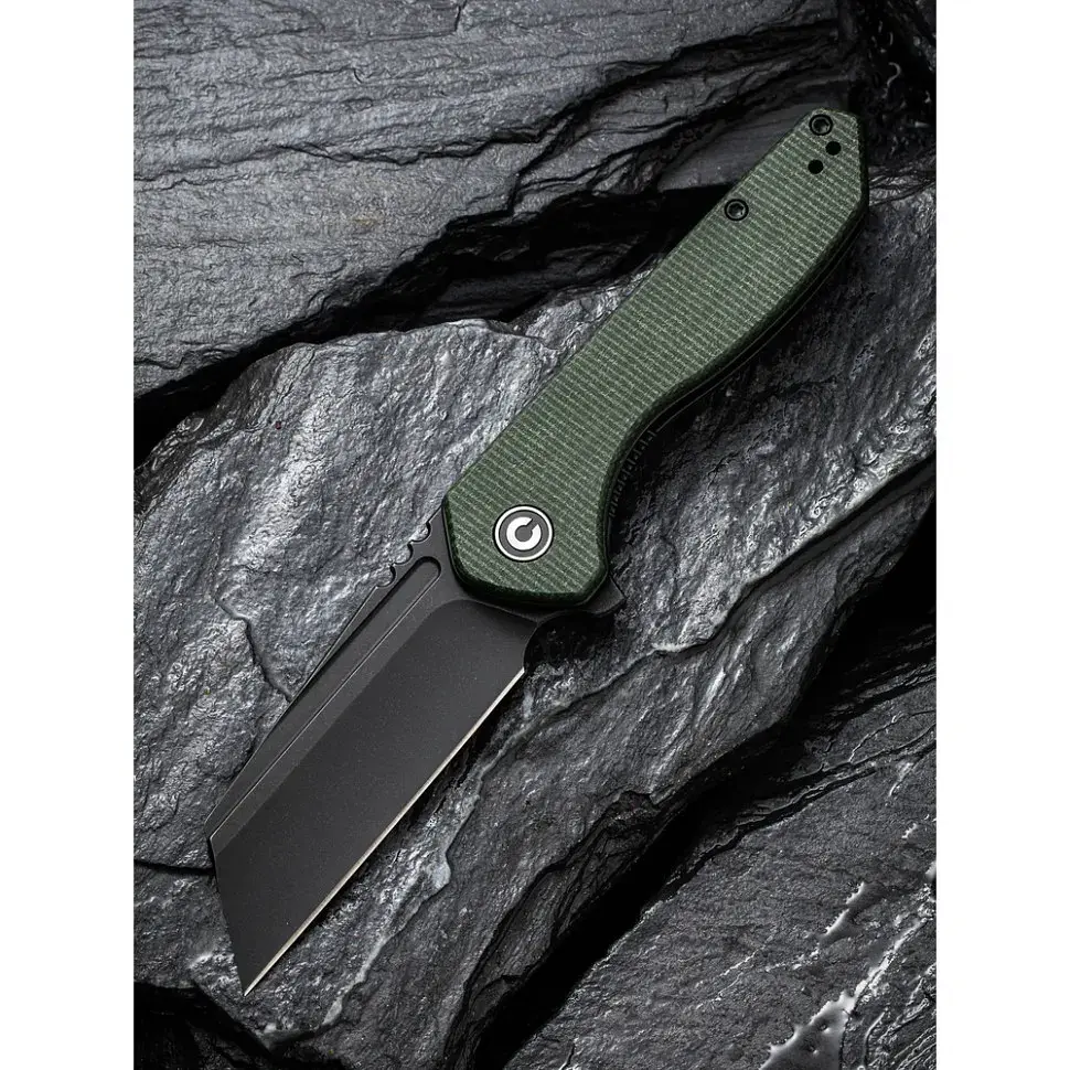 Ніж Civivi ExOne, Green Micarta, Darkwash (C23036-3) - фото 10