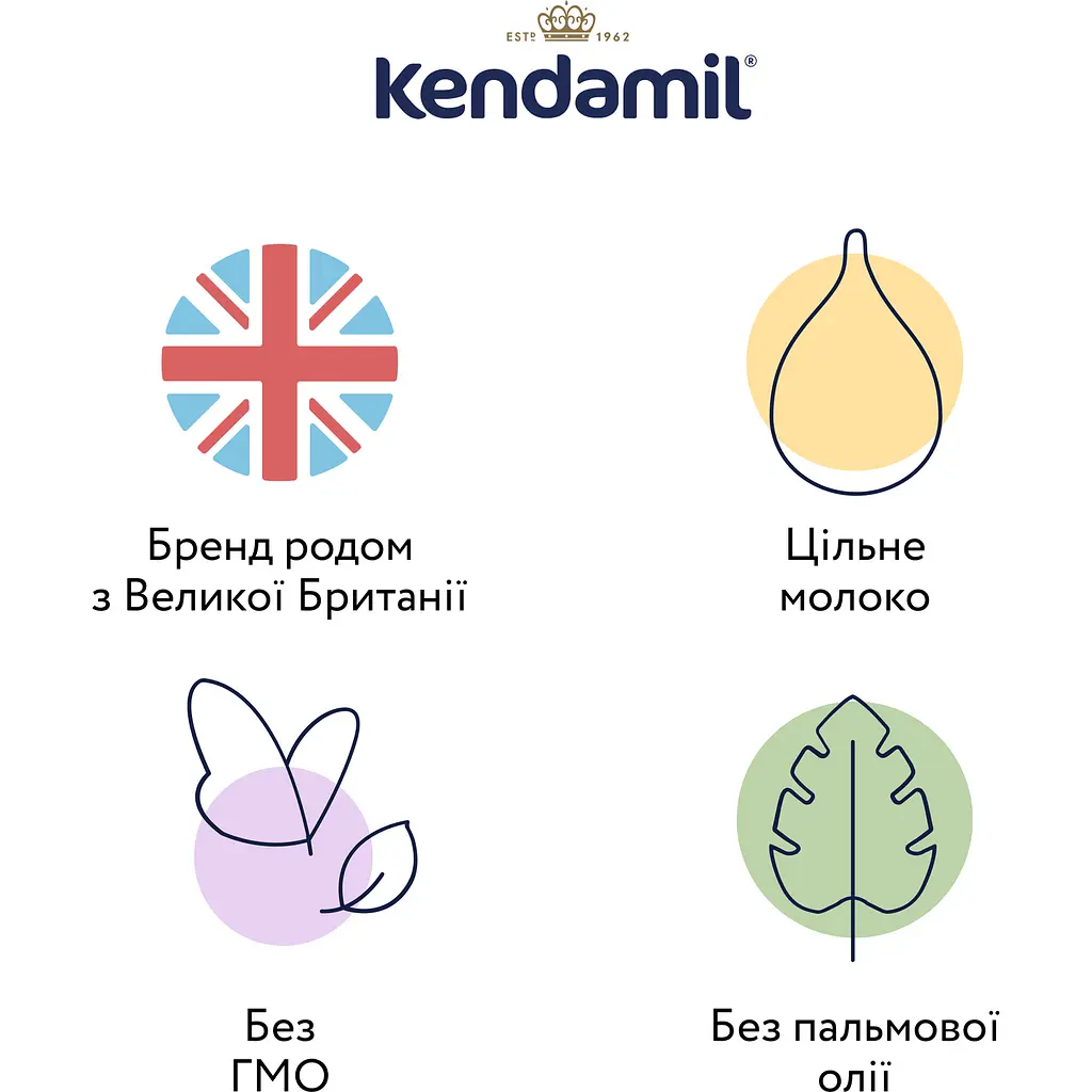 Суха молочна суміш Kendamil Classic 3, 12-36 міс., 800 г (92000040) - фото 2