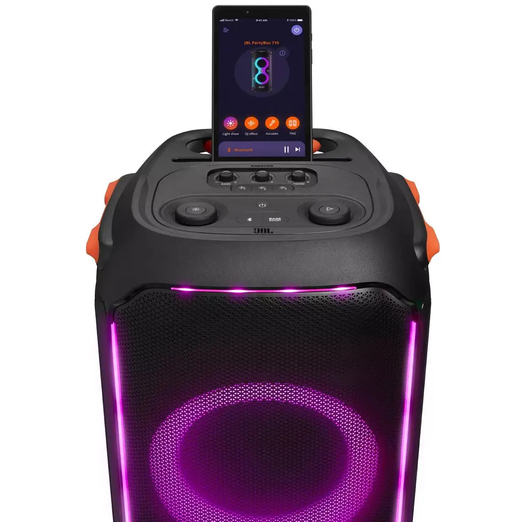 Акустична система JBL PartyBox 710 Black (JBLPARTYBOX710EU) - фото 8