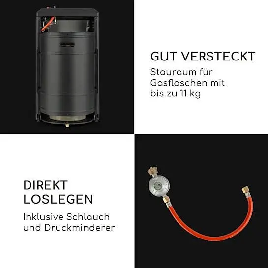 Газовий обігрівач Blumfeldt Andora Deluxe 3.4кВт (10035406) - фото 3