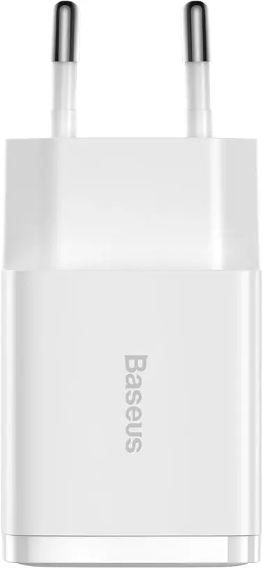 Зарядний пристрій Baseus Compact Charger 2U 10.5W EU white (CCXJ010202) - фото 3