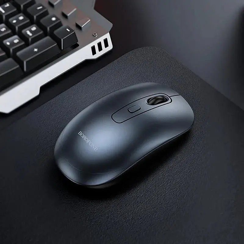 Мишка бездротова Borofone BG13 Winner 2.4G business wireless mouse 800-1200-1600 dpi чорна - фото 8