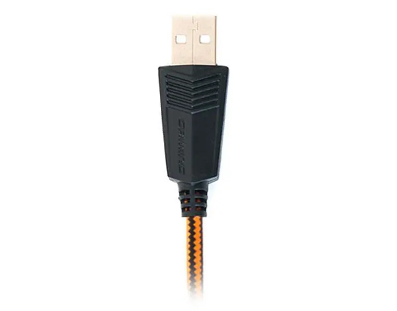Гарнітура REAL-EL GDX-7700 Чорний/Помаранчевий - фото 2