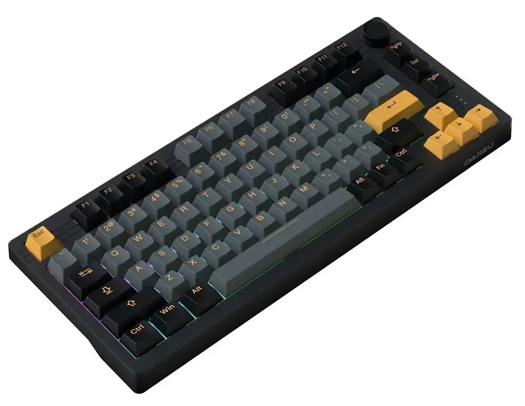 Клавіатура DAREU EK75 Pro (UA) Black Gray (KB-EK75P-BKG) - фото 4