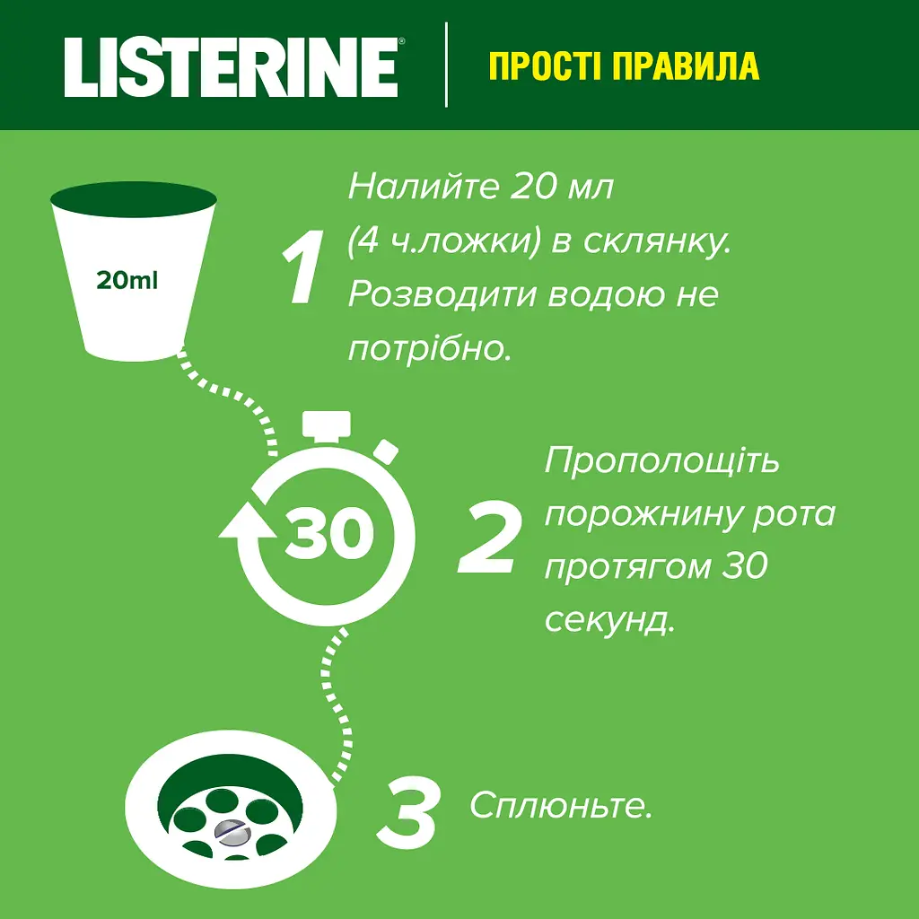 Ополіскувач для ротової порожнини Listerine Naturals Натуральний 500 мл - фото 5