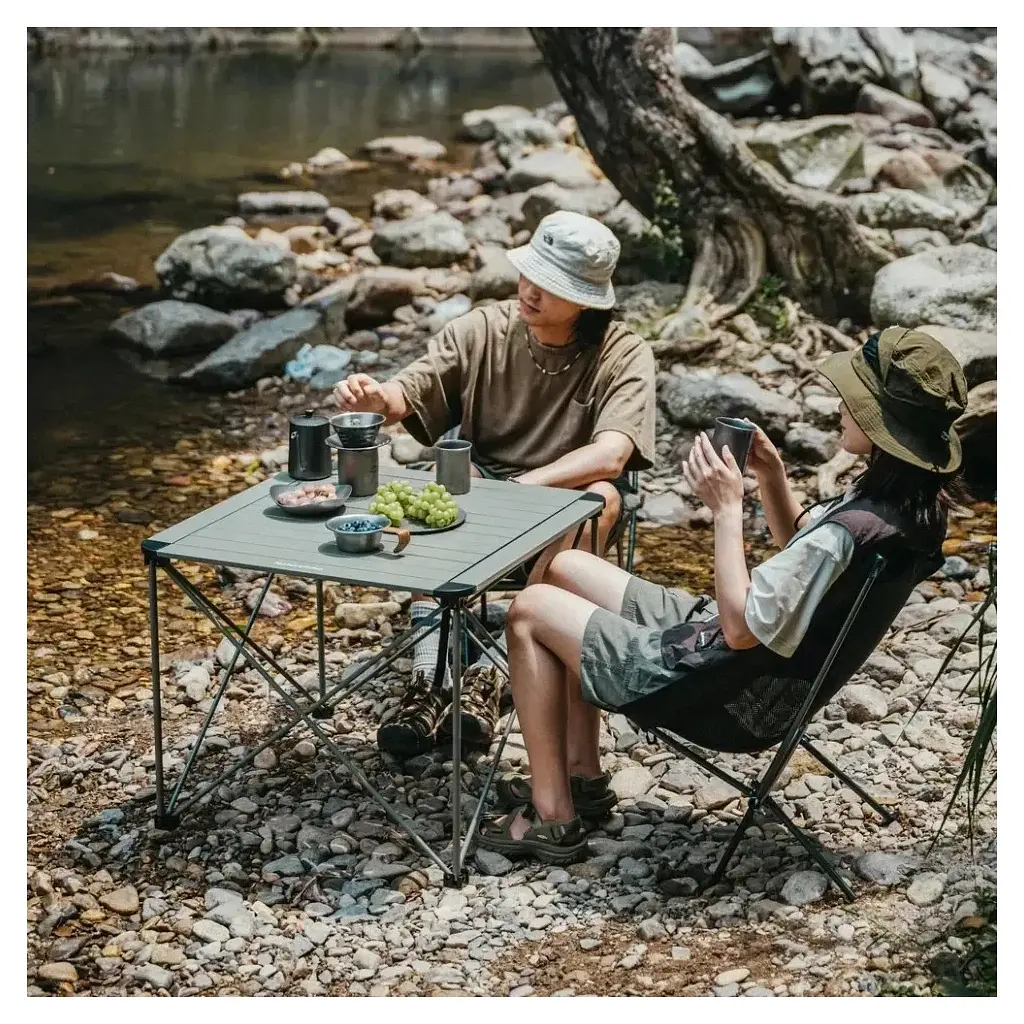 Туристичний стіл Naturehike CNK2450JJ013, M, алюміній, сірий (6976507663267) - фото 8