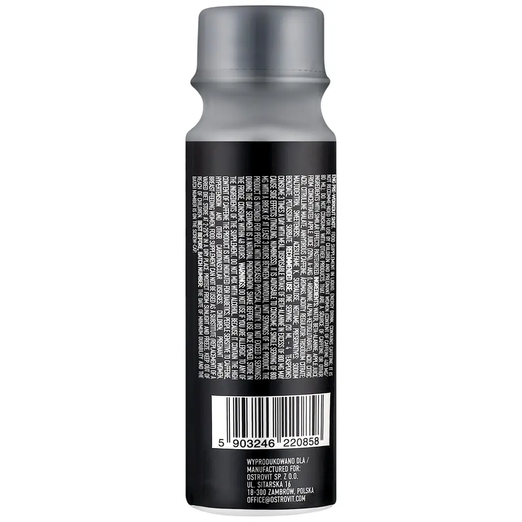 Передтренік OstroVit Pre Workout Shot 80 мл - фото 2