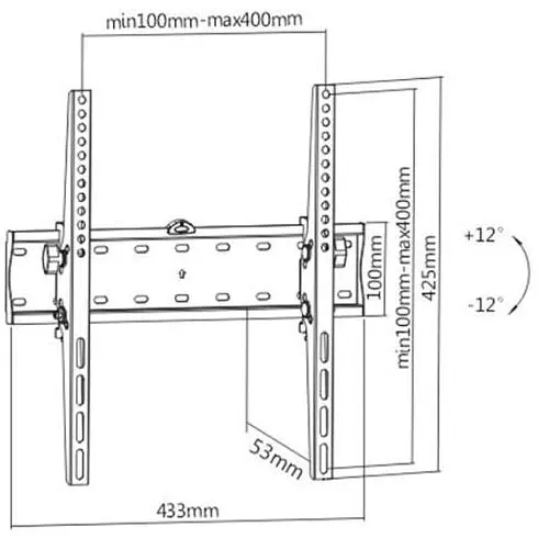 Кронштейн Gembird WM-55T-02 - фото 5