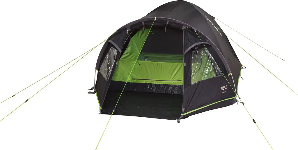 Намет тримісний High Peak Talos 3 Dark Grey/Green (11505) - фото 8