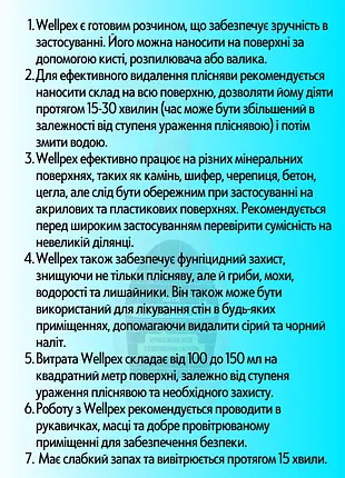 Засіб проти плісняви з відбілюючим ефектом Антипліснява Wellpex 500 мл - фото 8