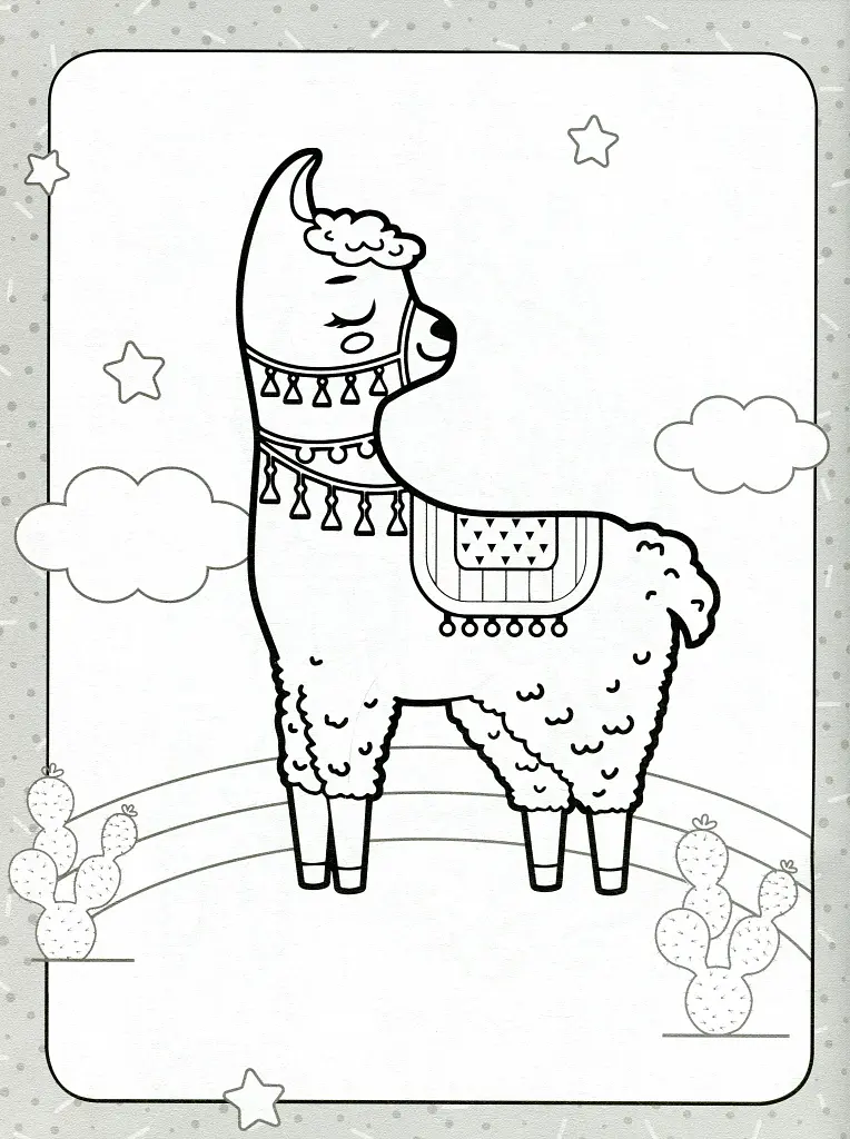 Розмальовка для найменших. Світ поні, лам та єдинорогів - фото 4
