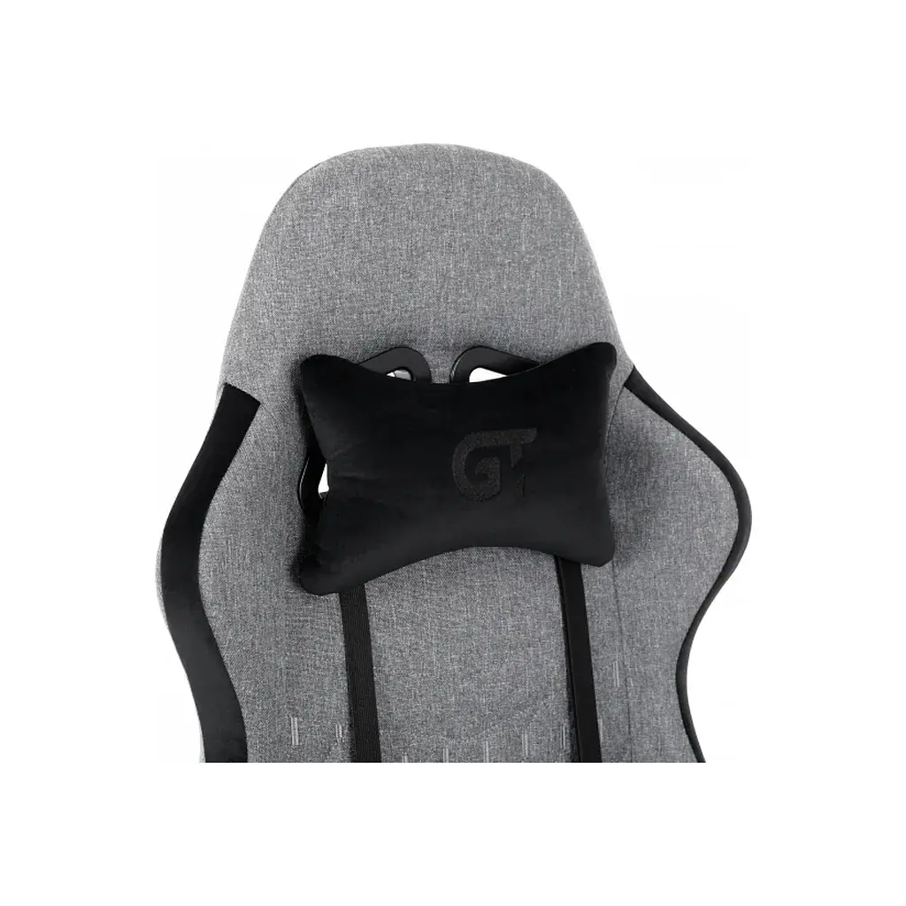 Крісло ігрове GT Racer X-2324 Gray/Black (X-2324 Fabric Gray/Black Suede) - фото 6