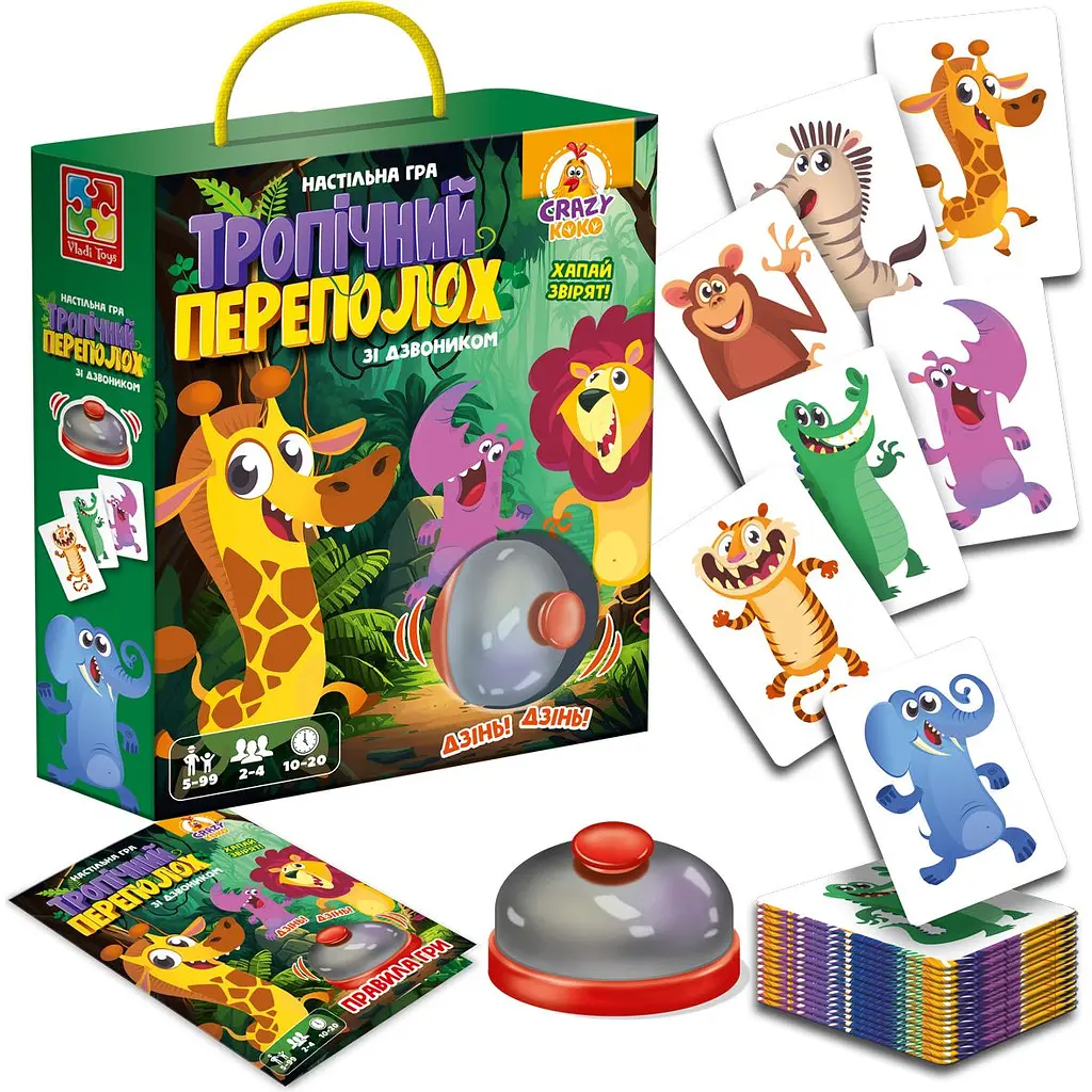 Гра настільна Vladi Toys Crazy Koko Тропічний переполох (VT8010-13) - фото 2