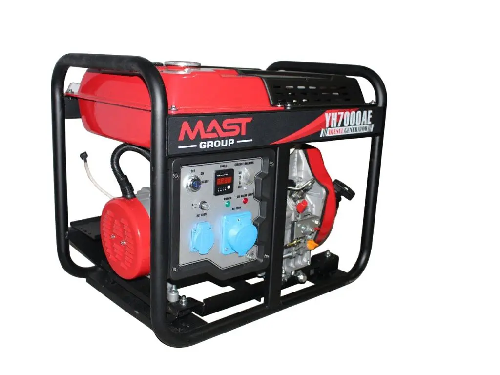 Дизельный генератор MAST GROUP + газовая плитка Orcamp CK-505 + электрический обогреватель Gardyer HE2000 и лейка (KYH7000AE) - фото 4