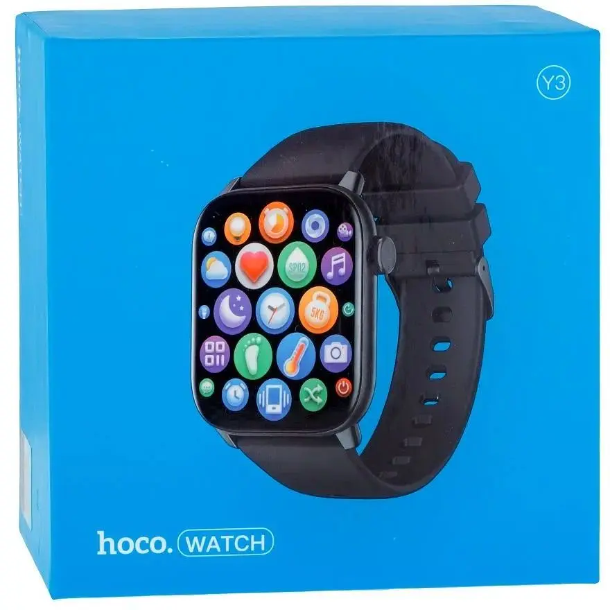 Смарт-годинник Hoco H80 26PC чорний (MAW-41788_1370) - фото 8