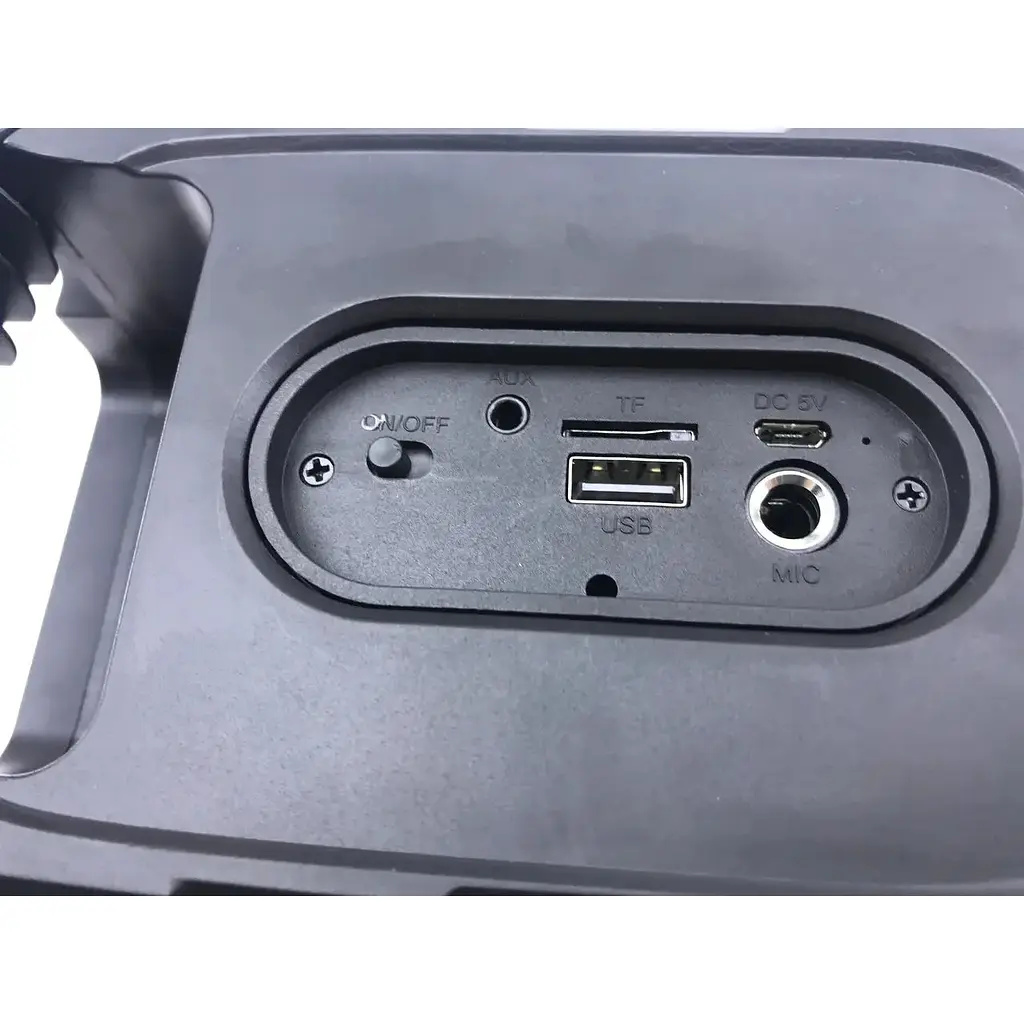 Музична портативна колонка Bluetooth AM-302 з LED - фото 6