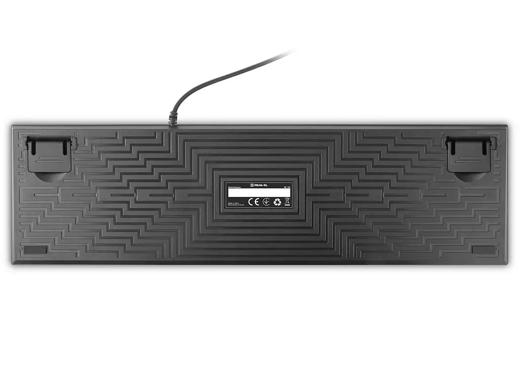 Клавиатура игровая механическая REAL-EL M13 USB RGB Black - фото 6