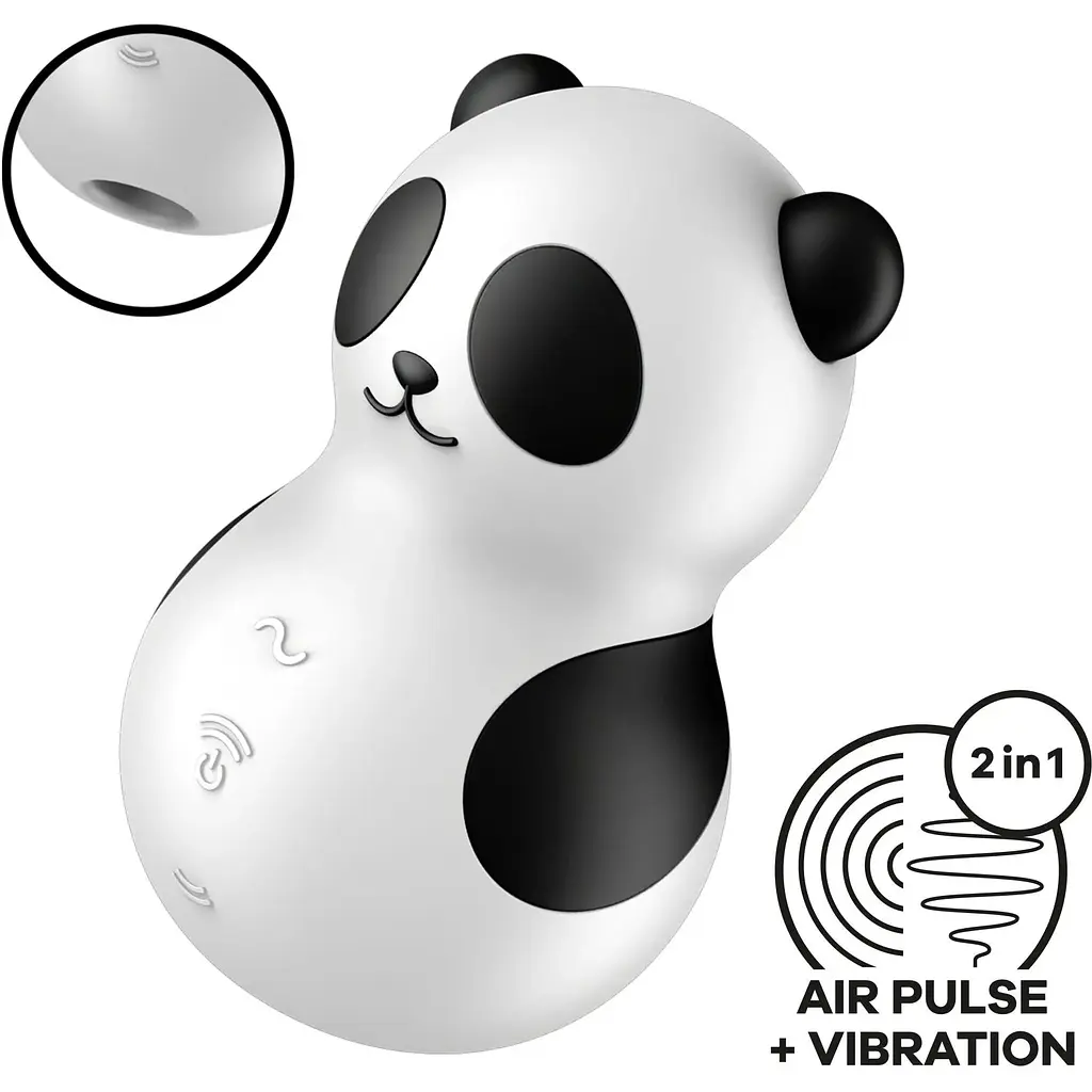 Вакуумный стимулятор Satisfyer Pocket Panda - фото 2