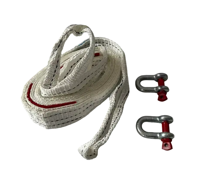 Трос буксирувальний зі скобами POPUTCHIK 5 т 5 м - фото 2