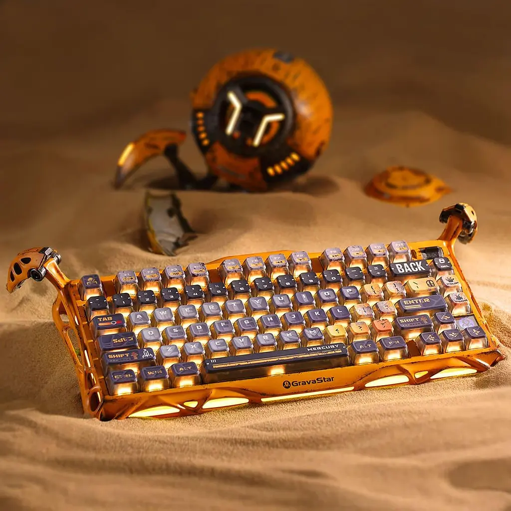 Клавіатура GravaStar Mercury K1 Pro TKL Yellow (GSK1PRO_YLW) - фото 6