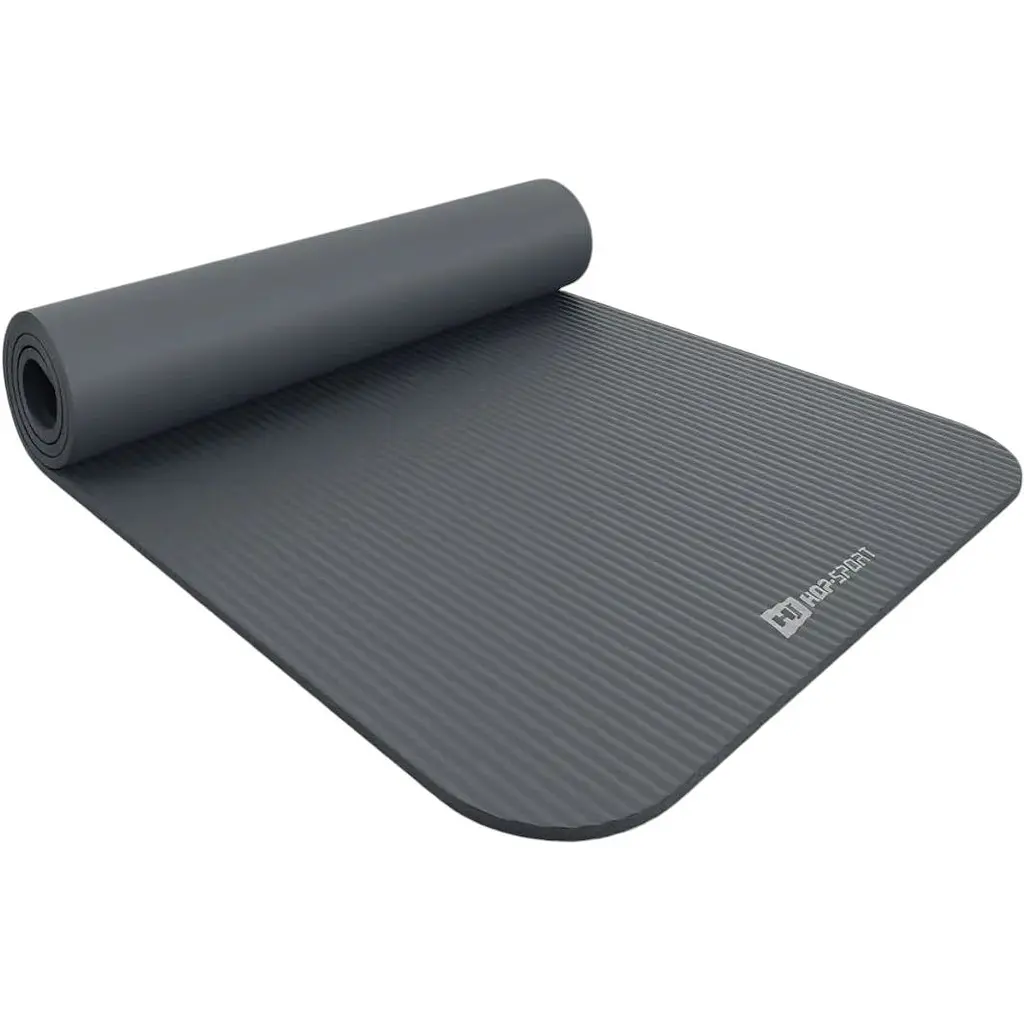 Килимок для йоги Hop-Sport HS-NB010GM NBR 1 см графітовий - фото 3