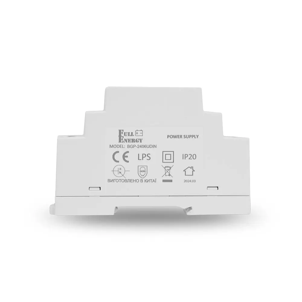 Блок живлення Full Energy BGP-2406UDIN 24 В/0.63 А для кріплення на DIN рейку - фото 3