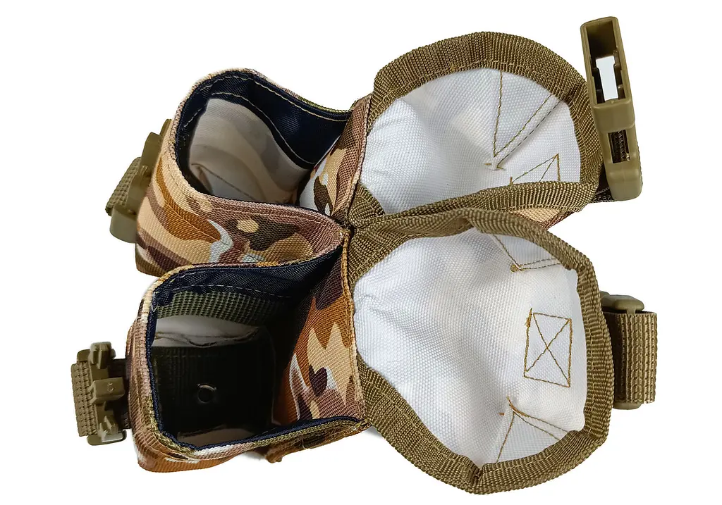 Підсумок гранатний подвійний Multicam Arid (степовий) (MOLLE, підсумок для гранат на розгрузку, жилет, РПС) - фото 5