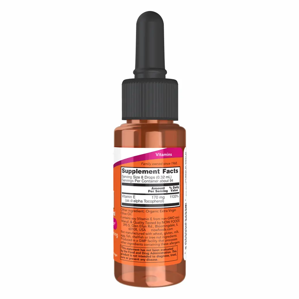 Олія з вітаміном E Now Foods Vitamin E Oil DA 30 мл (1oz) - фото 3