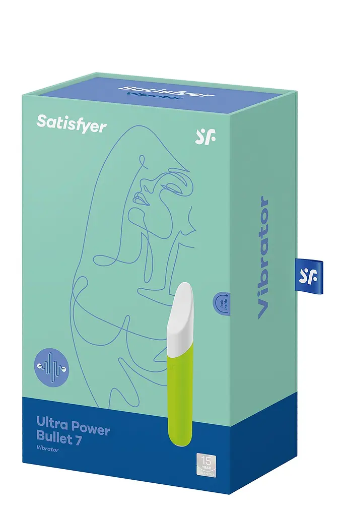 Віброкуля Satisfyer Ultra Power Bullet 7, 13,5 х2,4 см., (Зелена) - фото 2