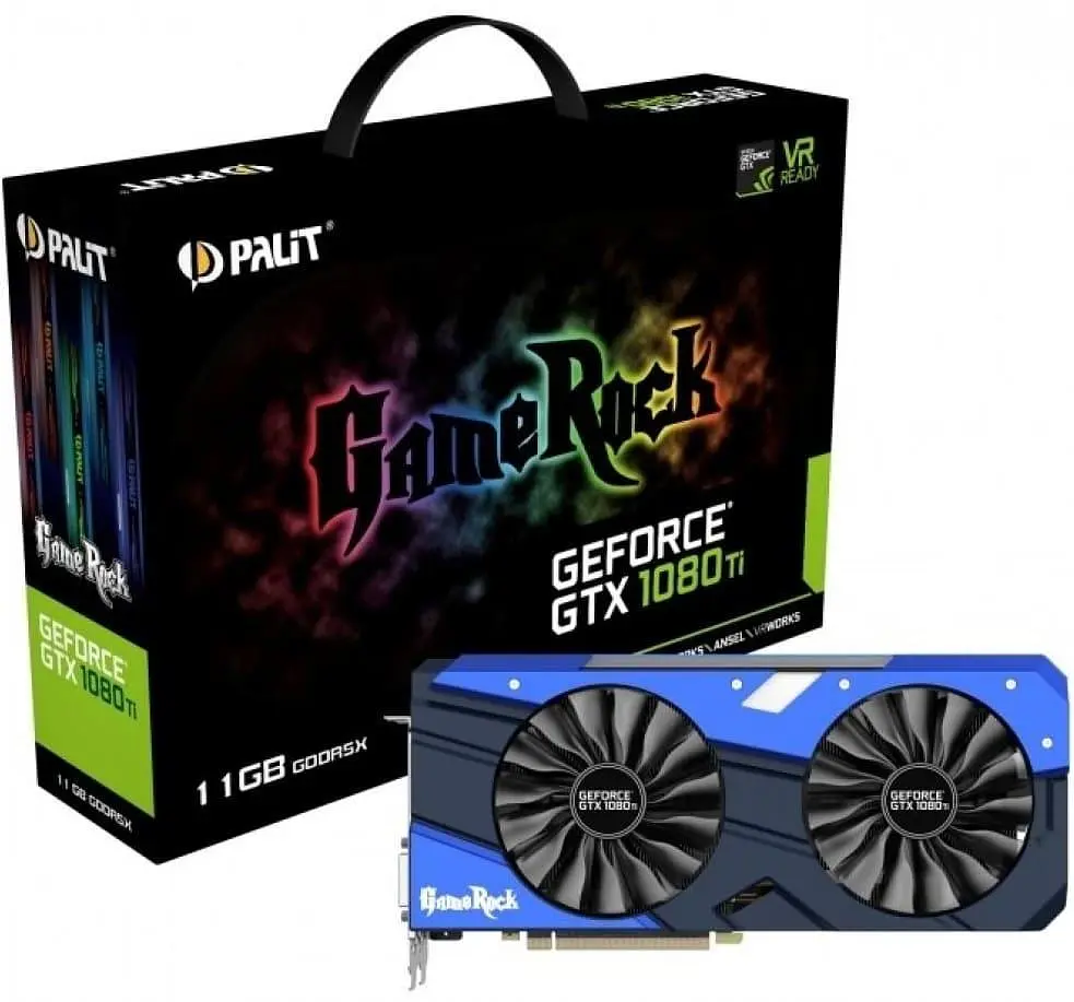 Відеокарта Palit GTX 1080Ti 11Gb GameRock Premium Edition (NEB108TH15LC-1020G) (GDDR5X, 352 bit, PCI-E 3.0 x16) Б/в - фото 7